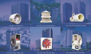Tổng hợp các sản phẩm quạt thông gió cho tòa nhà