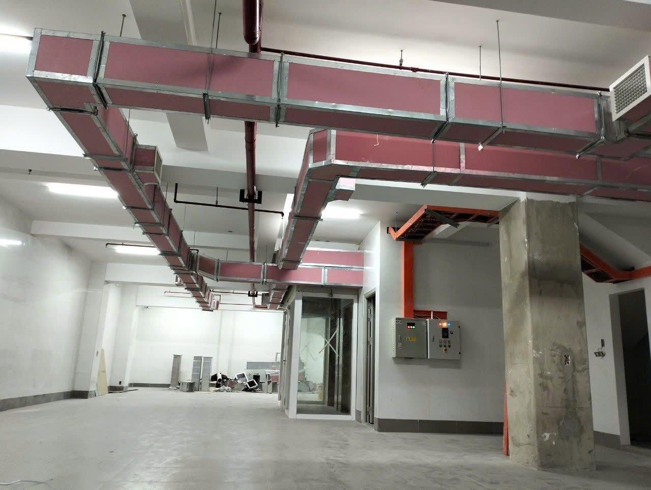 Hình ảnh thi công ống chống cháy hút khói pccc do Trần Gia sản xuất